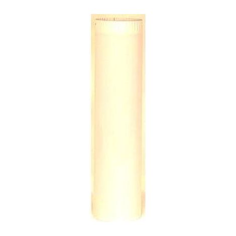 Rauchrohr 120 mm Ø, 1000 mm lang, weiß