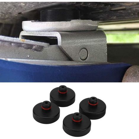 Blocs de support et patins en caoutchouc pour crics de maintenance et de réparation automobile, adaptés aux véhicules Tesla. (1/5)
