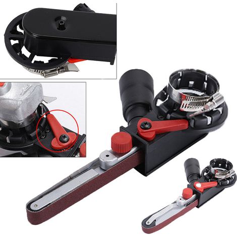 Bandschleifer, 800W Elektrofeile Schleifmaschine Winkelschleifer Powerfeile Fingerfeile Elektrobandfeile 15x452mm für Schleifen Feilen (1/5)