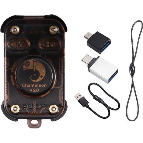 Chameleon V2.0 RFID-Chip-Lesegerät-Emulator, NFC-Duplikator, Chameleon Ultra V2.0 Neustart, 125 kHz 13,56 MHz Kartendekodierung (1/5)