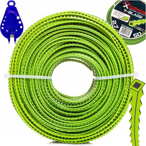 Filo da pesca Demon V-blade 2,7 mm dentato 50 m (1/5)