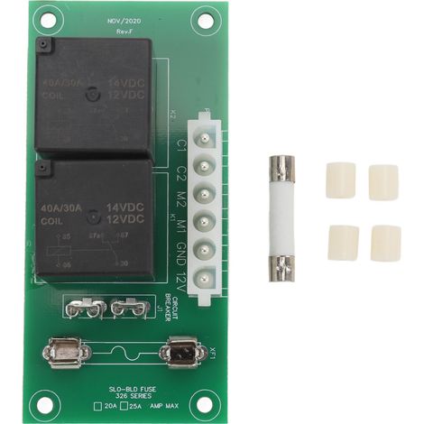 Pannello di controllo a relè scorrevole per camper, maggiore sicurezza, prestazioni stabili 140-1130 14-1130 per apparecchiature elettriche. (1/4)