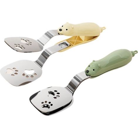 Pinze da buffet in 2 pezzi, pinze a zampa d'orso in acciaio inossidabile per la cucina, strumento multifunzionale per pasta, toast, arrosti, dessert, conserve, grigliate, (1/2)