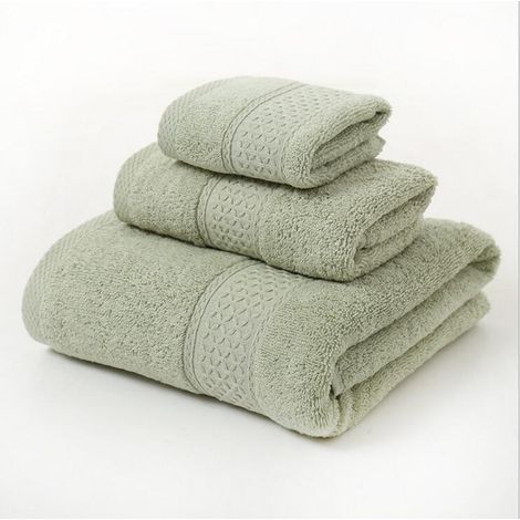 Serviette De Bain - 100 % Coton - 70 X 140 Cm - Pour Salle De Bain Et Voyage - Lot De 1 (1/5)