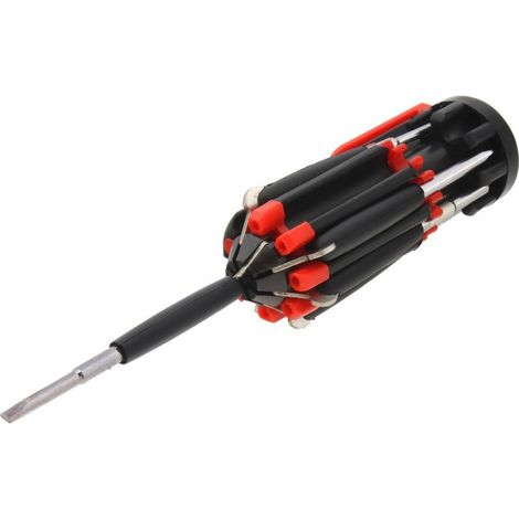 Tournevis 8 En 1 Lampe De Poche Multifonctionnelle à 6 Led Lampes De Tournevis Multiusages (1/5)
