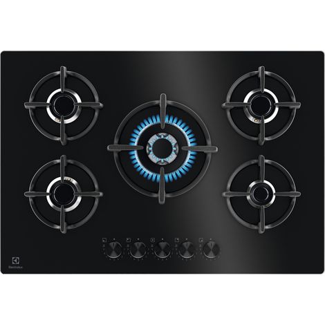 Electrolux EGG75372K Placa de gas negra 5 quemadores (1/5)