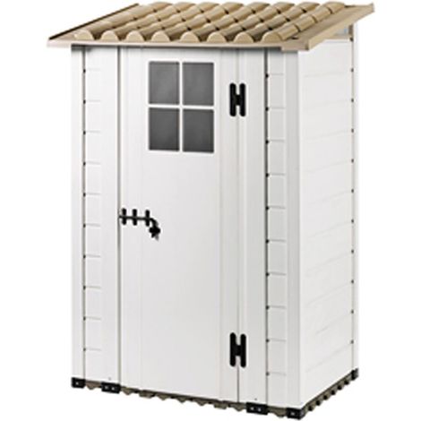 Tuscany Evo 4' x 2'6" 100 Plastic Garden Storage Shed Single door