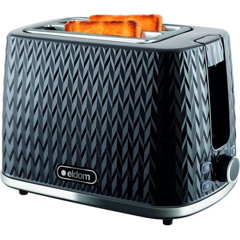 Toaster, 7 Bräunungsstufen, eldom bis265c, 900w, schwarz, Toastbrot, knusprige Brötchen zum Frühstück, (1/5)