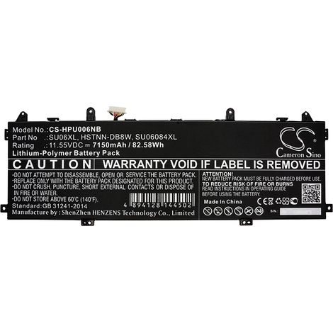 NX - Batterie ordinateur portable 11.55V 7150mAh - HSTNNDB8WHSTNN-DB8WL2904827
