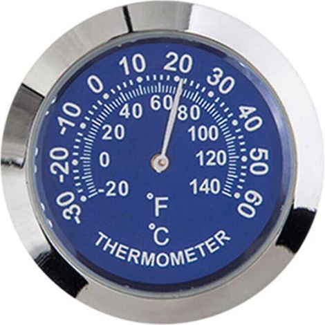 Hygromètre à cadran avec thermomètre métal noir, pour maison (1/5)