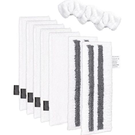 Filiyano-Compatible avec les nettoyeurs vapeur Kärcher SC2/SC3/SC4/SC5 : chiffons et serpillères de nettoyage à scratch – lot de 10 pièces