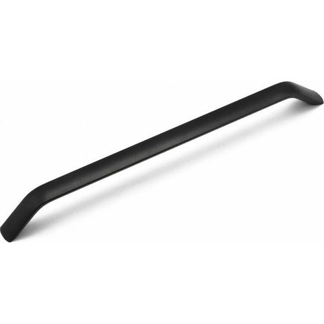 10er-Pack Schubladengriffe und -knöpfe für Küchenschränke, Schlafzimmermöbel, Schubladengriffe, Sandstrahlverfahren, Mittenabstand 224 mm, Schwarz (1/5)