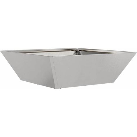 Maison Exclusive - Garten-Pflanzgefäß Silber 50 x 50 x 15 cm Edel