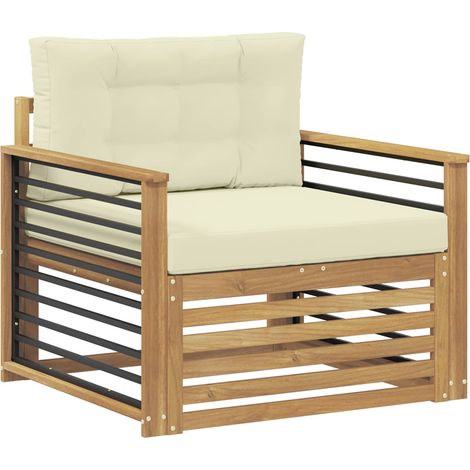 Maison Exclusive - Outdoor-Sofa Polyester Weiß