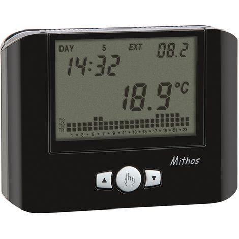 Cronotermostato Digitale a Batteria da Parete Programmazione Settimanale Vemer VE312500 Mithos (1/2)