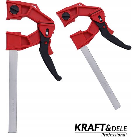 Morsetto da carpentiere Kraft&Dele 230 kg 400 x 100 mm (1/5)