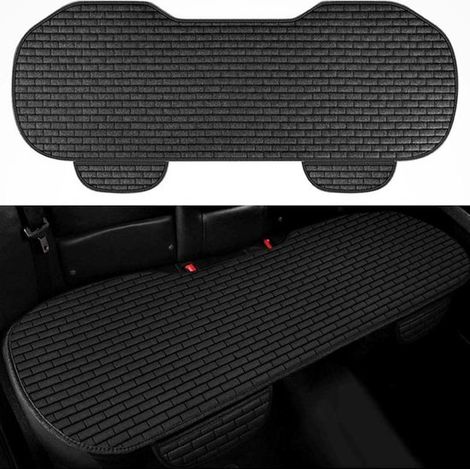 Cojín para asiento，Funda de lino para asiento de coche，Para todas las estaciones，Cojín para el asiento trasero，141 x 59 x 2 cm (1/5)