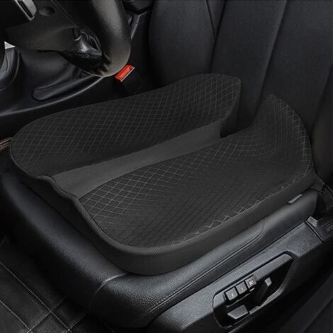 Memory Foam Car Seat Cushion Booster Auto Breathable Driver Passenger Car Seat Cushion for Seating Mesh C (1/5)