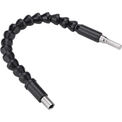 Sollbry Embouts d'extension d'arbre flexibles pour perceuses, foret flexible, support de tige hexagonale de 1/4", adaptateur de perceuse flexible, pointe d'arbre d'entraînement à connexion magnétique, (1/5)