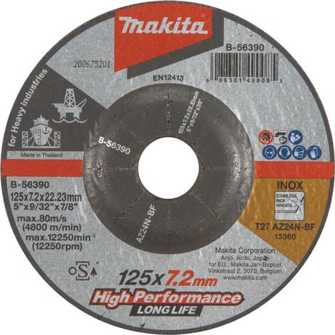 Disco da Sbavo Inox Makita B-56390 125mm AZ24N