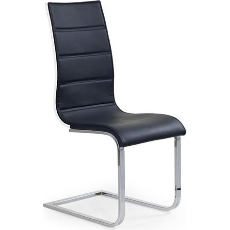 Chaise luge blanche et noire Reva (1/3)