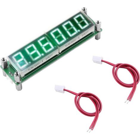 Fréquencemètre, PLJ-6LED-H Compteur de Fréquence de Signal Numérique Cymomètre 1MHz - 1000MHz avec d'Affichage à LED (Green Font) (1/5)