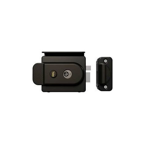 YALE 770 SERRATURA APPL ELETT P/FERRO E40/80 REV ANTRACITE