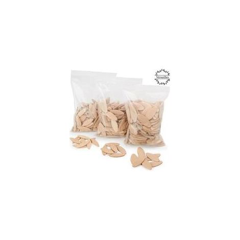 assortiment lamello d’assemblage type Lamello 0 , 100 pièces/taille lamelle bois en hêtre massif Idéal pour fraiseuse bois/fraiseuse à lamelles (1/5)