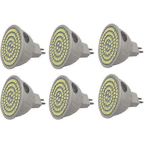 Confezione da 6 lampadine LED MR16 da 8W, faretti da incasso, luce diurna, a risparmio energetico (bianco caldo) - AquaForge (1/2)