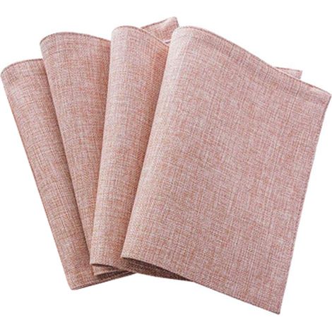 Placemat Chaleur Résistant - 30 x 45 cm - PVC 70 % Polyester 30 % - Usage Cuisine Salle À Manger Bureau - Lot de 4 (1/5)