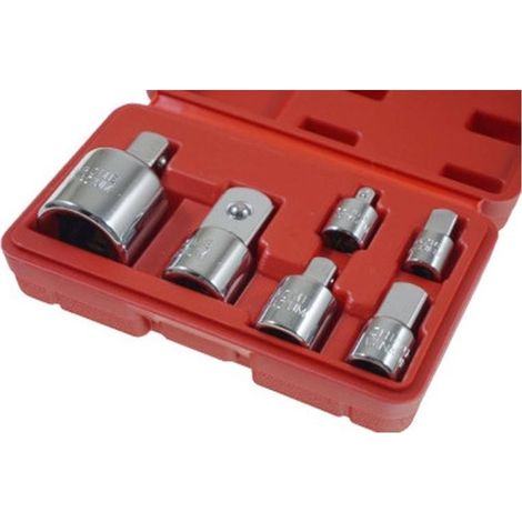 Clé à Cliquet 1/4-3/8-1/2-3/4 m - F 6x - Adaptateur Multifonction - Pratique et Polyvalent - Chantier et atelier - Beast