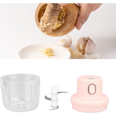 Intelligente elektrische Knoblauchpresse, Mini-Knoblauchpresse für die Küche, Knoblauchpresse und -auslöser für den Hausgebrauch, 250 ml (1/5)