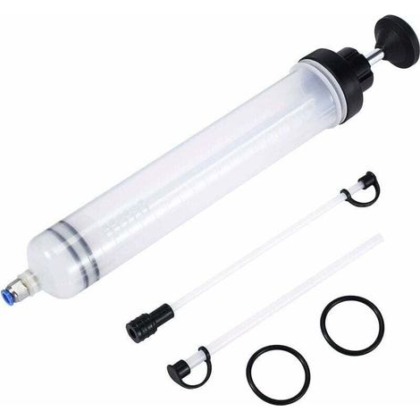 Bomba manual, jeringa de aceite, jeringa de succión de aceite - Bomba de transferencia de 500 cc, bomba de succión de aceite, extractor de aceite para engranajes, líquido de frenos y anticongelante -  (1/4)