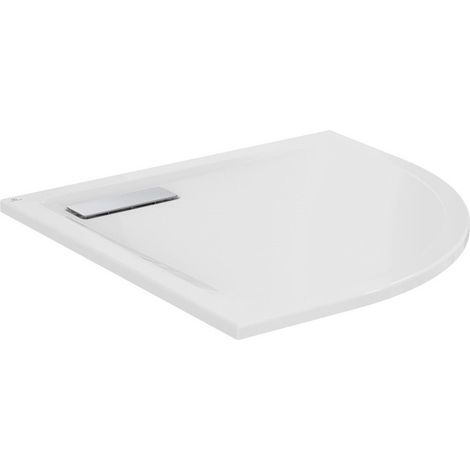 Receveur de douche quart de cercle ULTRA FLAT NEW 800 x 800 x 25 mm blanc IDEAL STANDARD