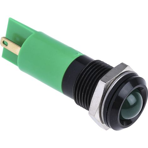 Voyant LED lumineux Vert RS PRO, dia. 14mm, 24V c.c., IP67 ( Prix pour 1 )