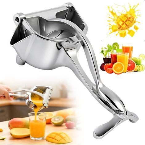 Presse agrumes manuel en alliage d'aluminium, Presse agrume manuel, Presse-citron vert, Presse-agrumes résistant à la rouille, poignée ergonomique, pour Citron, Orange, ou Autres Fruits
