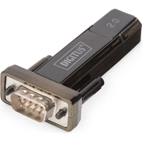 Digitus USB 2.0, Seriell Adapter [1x USB 2.0 Stecker A - 1x D-SUB-Stecker 9pol.] DA-70167 0.80 m ver (1/5)