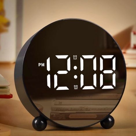 Nuevo despertador creativo, reloj electrónico minimalista, reloj LED, reloj nocturno apto para el hogar, reloj de temperatura, reloj de plástico.