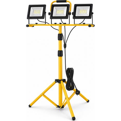 Projecteur LED sur Trépied 3 Têtes Démontables Extérieur 70W x3 (1/5)