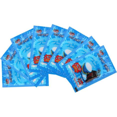 Neige Artificielle Instantanée - Matériau Absorbant - Pour Décoration Mariage Noël - 10 Paquets