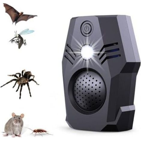 Ultrasonic Pest Repeller, Anti-Mouse, Anti-Spider, Anti-Bat Repellent, 4 Modes for Home, Apartment, Restaurant (1/5)