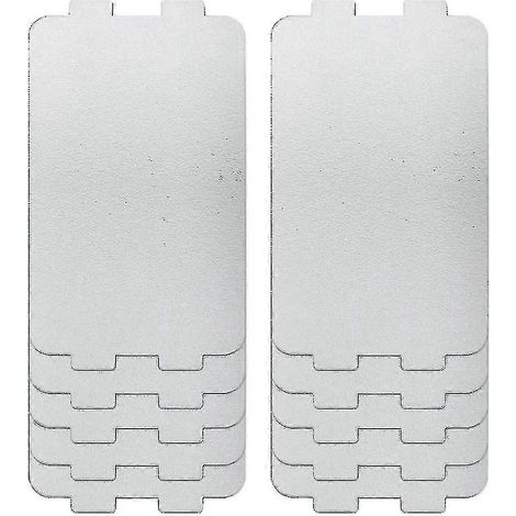 HONORNIC - Lot de 10 feuilles de mica universelles pour four à micro-ondes, feuilles de rechange pour couvercle ondulé en mica (1/4)