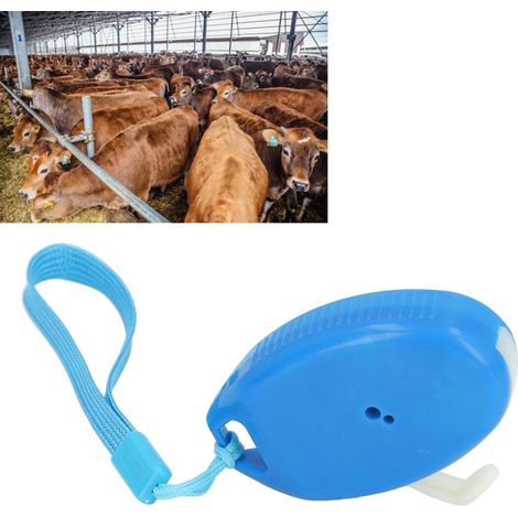 Cortador de pajuelas para inseminación artificial de bovinos y equinos – tijeras para tubos de semen congelado, ABS azul – 0,25 ml/0,5 ml, alta precisión – modelo compacto y portátil de 72 mm con corr (1/5)