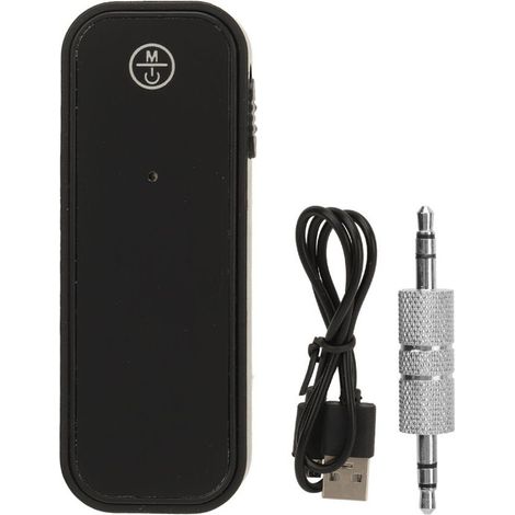 Compatible avec les émetteurs et récepteurs Bluetooth 5.0, prise casque 3,5 mm, qualité audio HiFi sans perte, récepteur Bluetooth sans fil, reconnexion automatique, réduction du bruit, appels mains l (1/2)