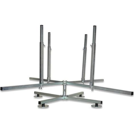 4-Arm Rohrhaspel / Abrollhaspel für PE-X und Verbundrohr