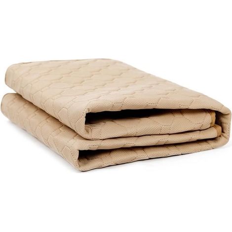 Matelas de couchage absorbant l'eau pour la formation de chiot chaton lapin Beige M (1/4)
