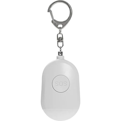 Alarma de seguridad personal con luz LED, herramienta de autodefensa para mujeres y personas mayores (1/5)