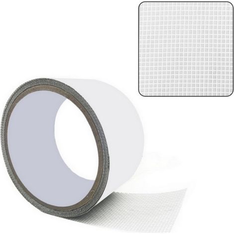 Ruban de réparation en fibre de verre pour moustiquaire de fenêtre ou porte (1/5)
