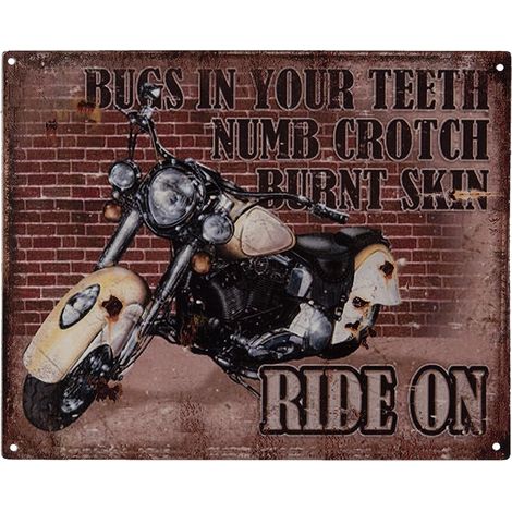 Plaque murale décorative en fer motif moteur style industriel marron 20 x 25 cm - PANGIVO