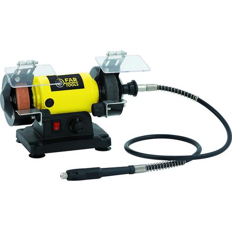 Mini grinder - FARTOOLS - MBG120 - 120 W - 75 mm - Supplied with 1 grinding wheel and 1 polishing brush